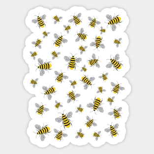 Save The Bees Cute Nature Sticker